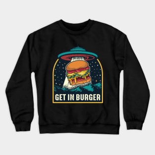 Burger Abduction Crewneck Sweatshirt